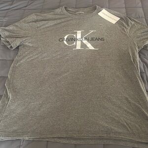 Men's T-shirt, Calvin Klein Jeans, size XXL, color gray